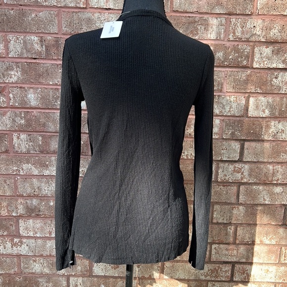 NWT Urban Outfitters Project Social T, Black Cut out Neck Sweater Size XS - Picture 4 of 11